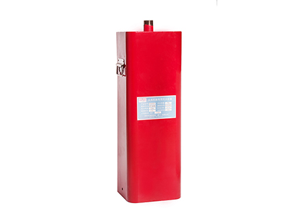Wind-based cabinet-type ultrafine powder automatic fire extinguishing device